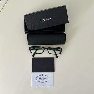 Prada Eyeglass Frames with Box and Case - VPR 1AB-101 54-16 135
